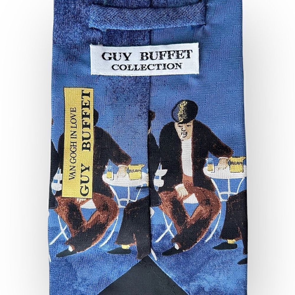 Vincent Van Gogh In Love Silk Necktie Guy Buffet Collection - Picture 5 of 6